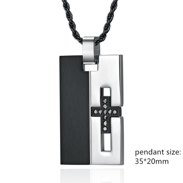 

Роскошный кулон с биркой, мужское винтажное ожерелье из углеродного волокна, цепочка из нержавеющей стали для мужчин, ювелирный подарок 50cm