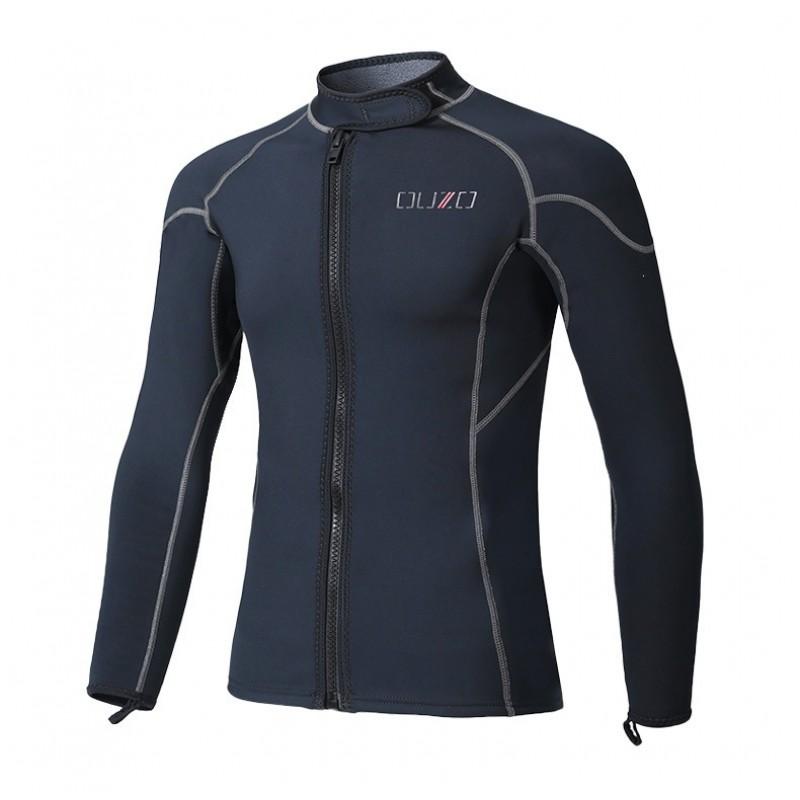 1.5mm Neoprene Wetsuit Set Snorkeling Surfing Freediving UV Protection Thermal Insulation Unisex Long Sleeve Top Pants