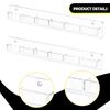 2x Acrylic Sunglasses Organizer Wall Glasses Holder Decorative 6 Slot Necktie with