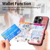 Painted Left and Right Zippered Wallet Case for iPhone 15 14 Plus 13 12 11 Pro Max XSMax for Samsung S23 S22 S21 S20 Ultra Plus S21 FE A14 A54 A13 A53