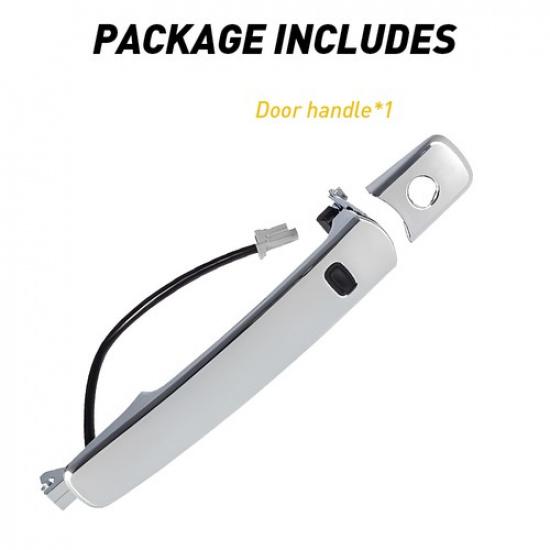 For 03-07 Nissan Murano Front Driver Left Door Handle Chrome W/ Smart Entry