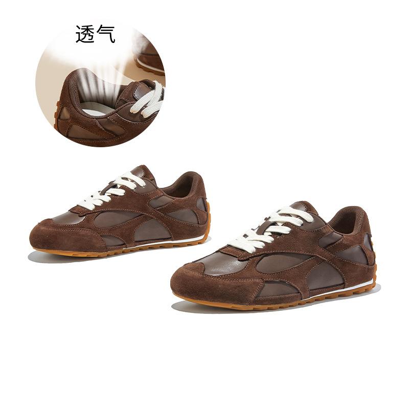 Wula Grass Pigskin Insole Genuine Leather Women's Autumn New Shoes Women's Shoes Commuter Casual Sports Shoes