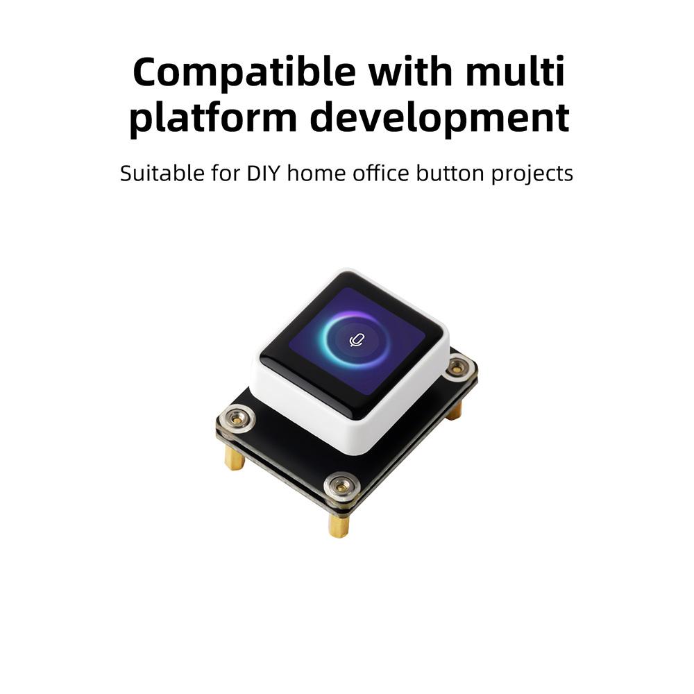 0.85 Inch IPS LCD Screen Key Module ST7735 SPI Display Mechanical Button 128x128 For Arduino ESP32 RP2040 DIY Embedded Project