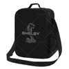 Shelby Car Pattern Lunch Bag with Adjustable Shoulder Strap Reusable Thermal Bento Tote for Work Picnic Beach