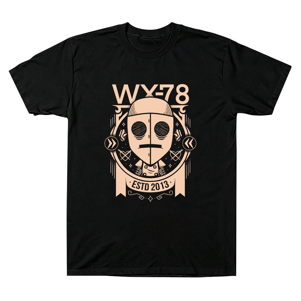 WX-78 Automaton Unisex T-shirt Don't Starve Together Graphic Print Tee Gaming Comfortable Pure Cotton Tops Women Men Y2K Clothes