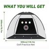 Durable Golfing Net for Backyard Driving Swing Outdoor, 10x7FT Practice Hitting Nets Easy to Install, Gifts for Golfing Lovers