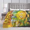 Maya The Bee Blankets  Airplane Travel Flannel Throw Blanket For Bedroom Soft Custom Quality Bedspread Birthday Present