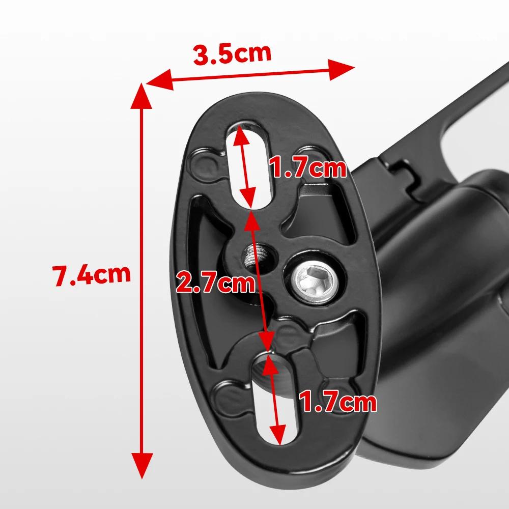 Zpětné zrcátko pro Yamaha YZF R1 R3 R125 R25 R15V3 R1S boční zrcátka upravená otočné křídlo Espelhos Moto Espejo Retrovisor