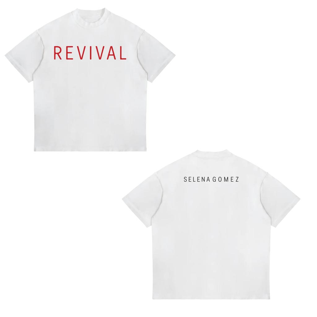 Selena Gomez Portrait Print Short Sleeves Cotton TShirt Black White Graphic Print Vintage Y2K Harajuku Streetwear Tee Tops