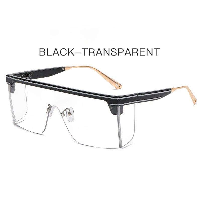 Vintage Übergroße Quadratische Sonnenbrille Männer Frauen Marke Designer Flache Top Mode Einteilige Linse Sonnenbrille Frauen für Weibliche Shades
