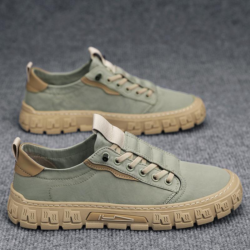 

Men s shoes spring 2024 new breathable umbrella cloth shoes trendy versatile lightweight soft sole casual shoes wear-resistant flat shoes 39