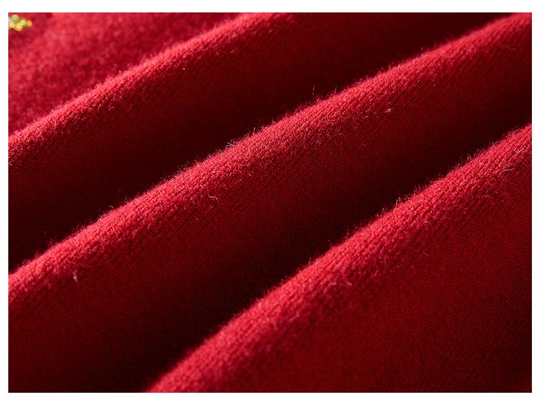 Mom's 2025 Winter Velvet Sweater: Stylish, Thick, and Warm for Middle-Aged & Elderly Women