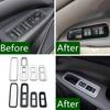 Car Inner Door Armrest Window Lift Button Handle Bowl Frame Cover Trim Fit For Lexus RX 350h 450h 2023 2024 Accessories Par