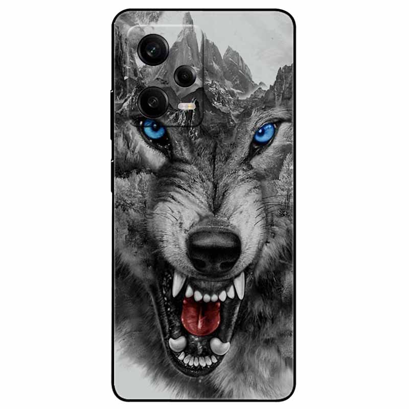 For Redmi Note 12 Pro 5G Case Note12 Covers TPU Black Silicone Starry Cover for Xiaomi Redmi Note 12 Pro+ 5G Plus Cartoon Soft