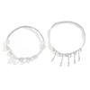 Accessories Gothic Dark Wind Thorns Rose Elastic Thigh Chain Sexy Lace Strap Fringed Leg Ring