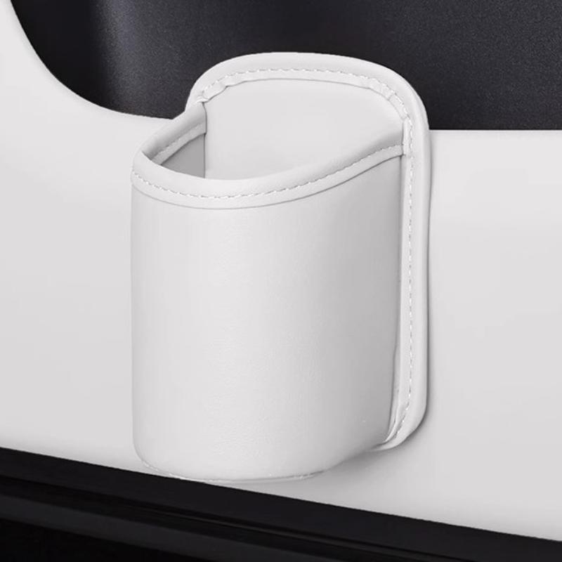Car Door Cup Holder Leather Automotive Drink Rack Storage Bin Auto Back Seat Cup Holder Organizer For Car Interior Accessories