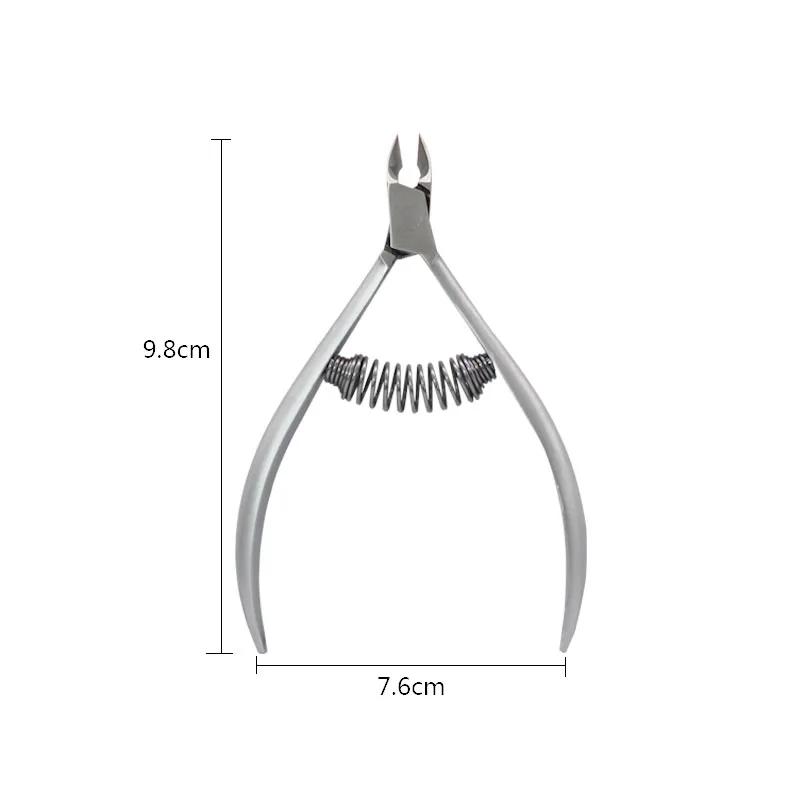 Cuticule profesionale de tăiat foarfece pentru manichiură Clește din oțel inoxidabil Clește pentru îndepărtarea cuticulelor Dispozitive de tuns unghii Instrument de pedichiură