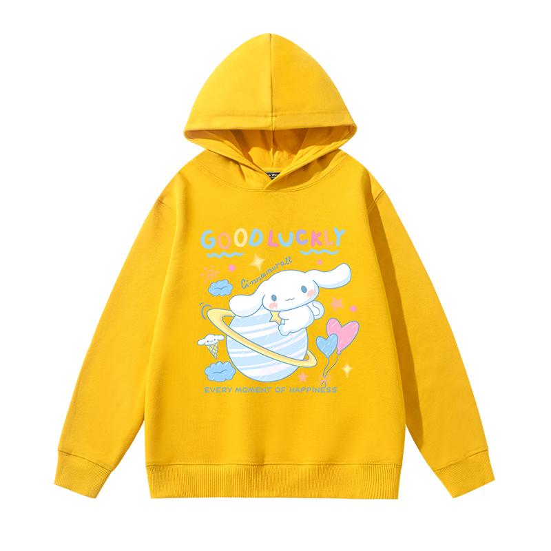 

Children s Autumn/Winter Cinnamoroll Girls Hooded Sweatshirt Large Children s Long Sleeve Hoodie Top School Style Hoodie 100