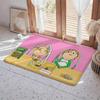 C Charlie and Lola anime Floor Mat Eco  Flannel Doormat Non Slip Odorless Indoor Floor Rug Soft Short Plush Home Mat