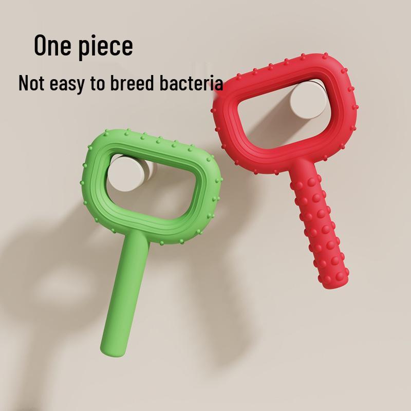 Κολιέ Οδοντοφυΐας Σιλικόνης σε σχήμα P & Παιχνίδι Μασήματος για Μωρά