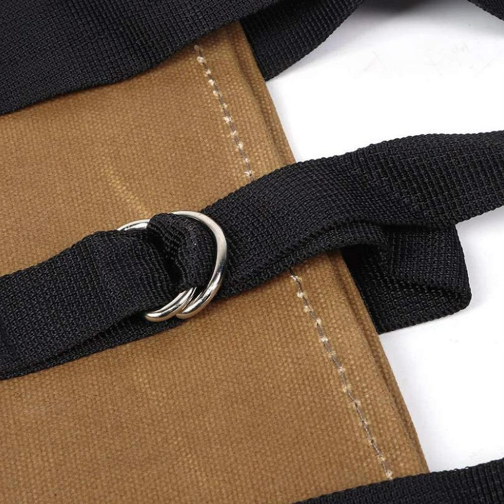 Firewood Carrier Wood Carring Bag with Handles Durable Waxed Canvas Log Carrier Large Log Tote Bag Firewood Holder for Camping Indoor 39 X 16 Inch