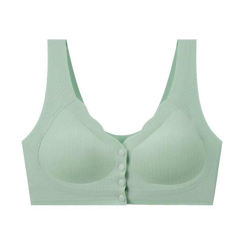 Front Closure Soft Support Lift Bra - Seamless Beautiful Back Vest for Summer