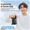 Ergonomic Grip Handle Cage For Action 5pro/4/3 Action Cameras Featuring Cold Shoe Mount Built In Shutter Button