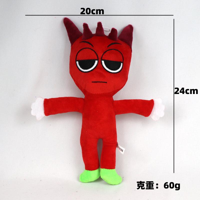 Stand Sprunki Incredibox Plush Toy Cartoon Stuffed Animal Doll Collection Gift