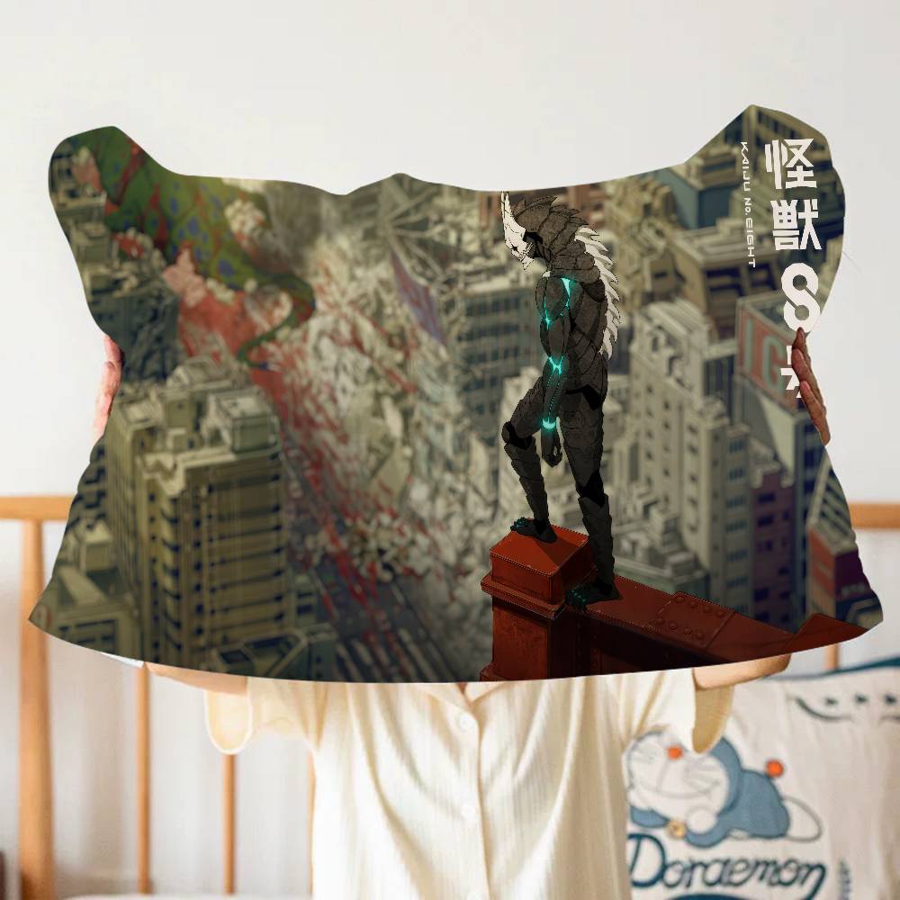 Animation K-Kaiju No.8 Quick-Drying Polyester Pillowcase, Non-Slip, With a Secure Design New Style Anti-Scalp Oil Tie.