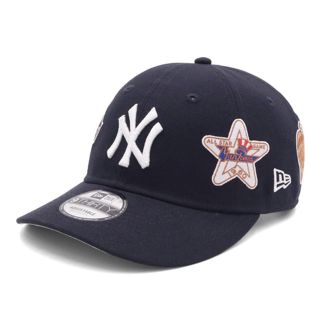 New Era newera Cap 9THIRTY  Cloth Strap 24 14699742 NER36C4479 MLB New York Yankees NY Navy ML SIDE PATCH ONSPOTZ Special Order Men's Women's Hat 930