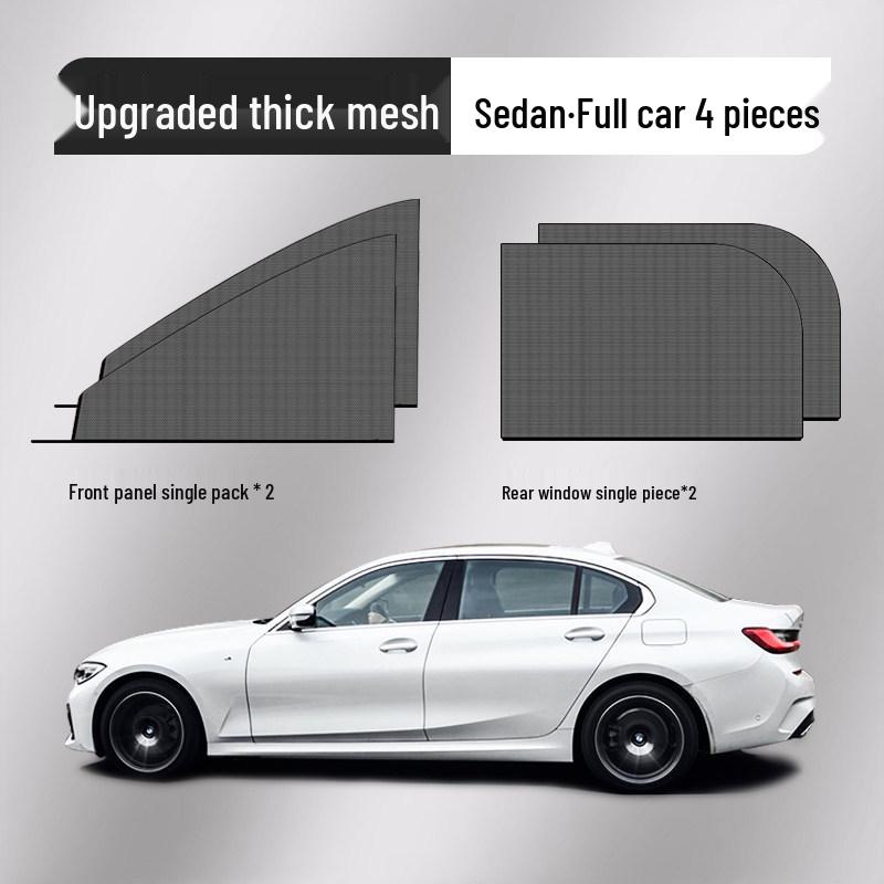 Car Anti-Mosquito Window Sunshade and Insect-Proof Net