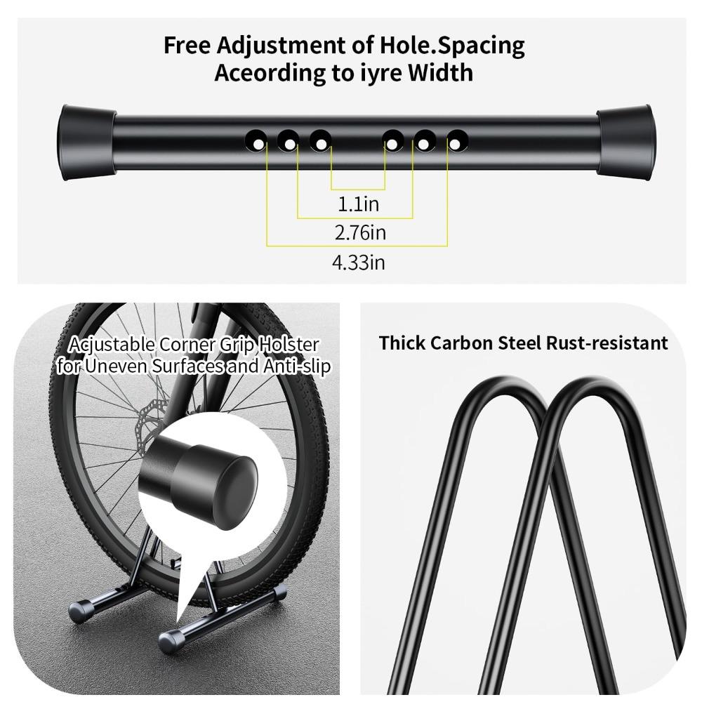 Durable Bike Storage Rack Floor-standing Bike Repair Stand  For All Bikes Parking