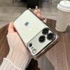 Electroplated TPU Hard Shell Thin Transparent TPU Case for iPhone 17 16 15 14 13 12 11 Pro Max Plus Cover