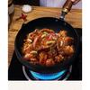 YQSMYXGS | Wok | Handmade Iron Wok | Large Belly Wok Made with Ancient Methods | Non-Stick 9.45-Inch Iron Wok | 24cm Diameter Iron Wok | Small Iron Wo
