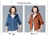 Women's Corduroy Loose Fit Short Jacket - Korean Style, Versatile Spring/Autumn Hoodie, Plus Size, Slimming, Casual Wear