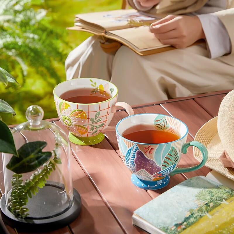 JOYYE Håndmalt Keramisk Krus Gavesett