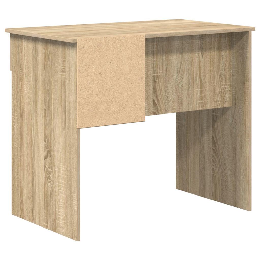 vidaXL Schreibtisch mit Stauraum Sonoma Eiche 90x49.5x75 cm Holzwerkstoff