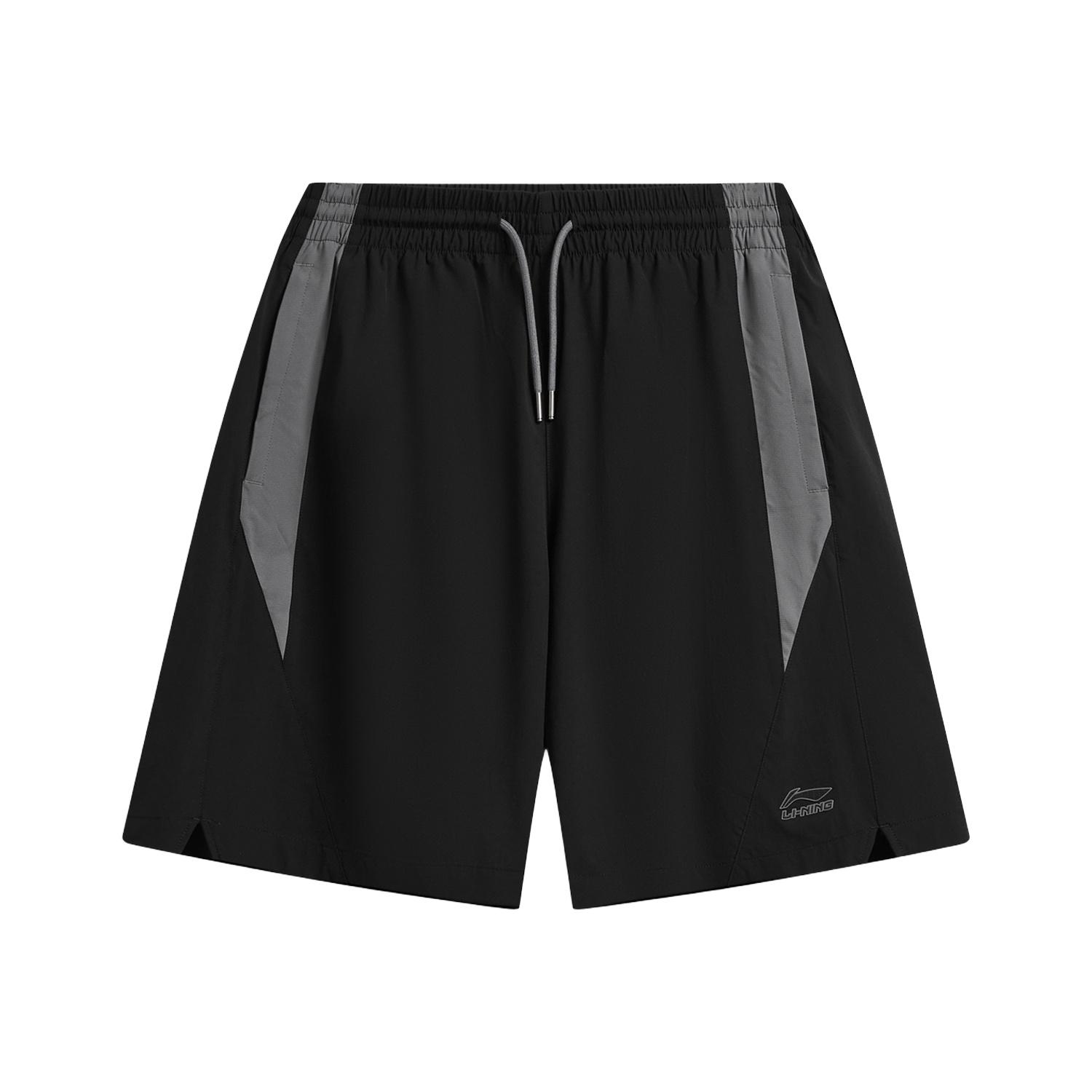

Li Ning Спортивная трендовая серия Быстросохнущие Прохладные Свободные Color-Block Спортивные повседневные шорты Мужские шорты AKSW199-3 XL