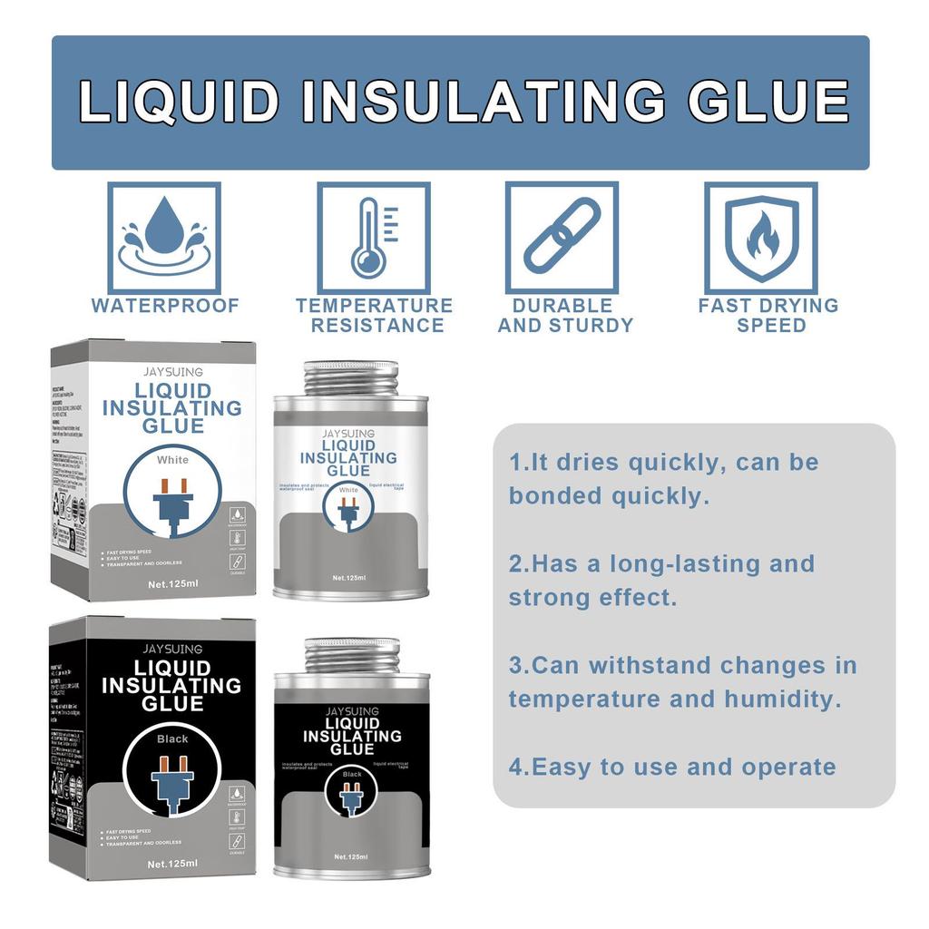 Jaysuing Transparent Waterproof High-Temp Resistant Durable Liquid Gel