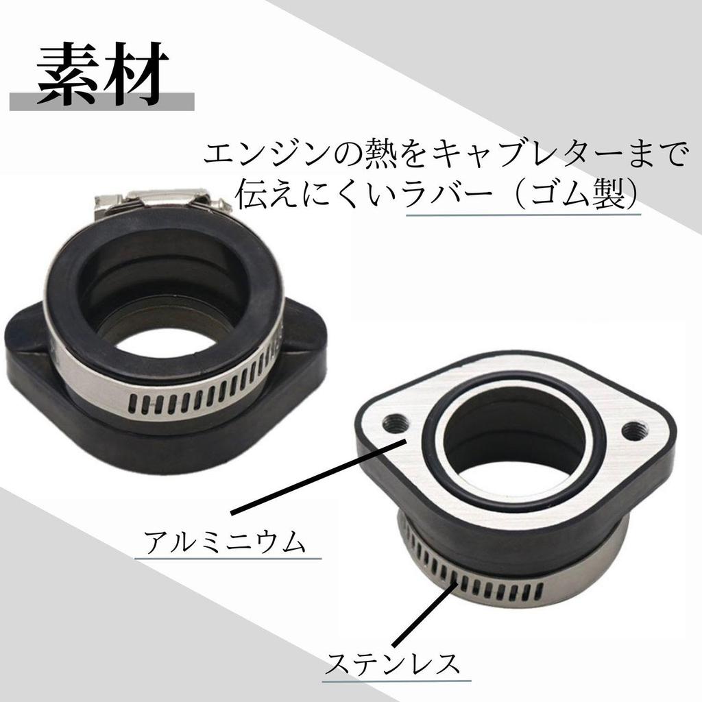 sakurawing General Purpose Insulator Carburetor Manifold Monkey PE26 28 30 PWK21 24 26 28 30 Drive Diameter 33 mm
