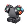 Double Ball LED Phantom Color Moving Head Light Bar with Voice Control & Seven-Color Rotating Strobe for Stage and KTV Atmosphere