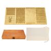 Brass Ice Tray Craft Modern Ice Molds Cube Stamping Plate for Whiskey Cocktails