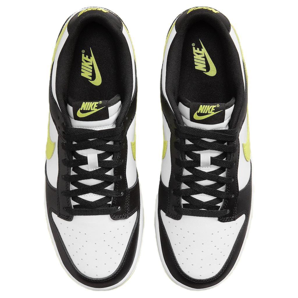 Nike Dunk Low Black Bright Cactus Men Sneakers White DV0833-110
