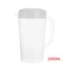 1.5/2/2.5L Plastic Water Pitcher with Handle  Large Capacity Cold Kettle Ice Tea Beer Jug for Refrigerator Juice Beverage