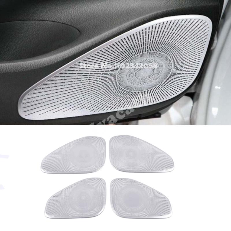 For Mitsubishi Pajero Sport Montero Sport - Door Loudspeaker A Plillar Sound Speaker Cover Sticker Interior Accessories