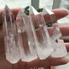 Natural Clear White Quartz Crystal Point Healing Wand Unique Mineral Specimen Ornament For Spiritual Growth And Health
