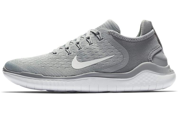 Nike Free Rn 2018 Wolf Grey White Women s 942837-003 40.5