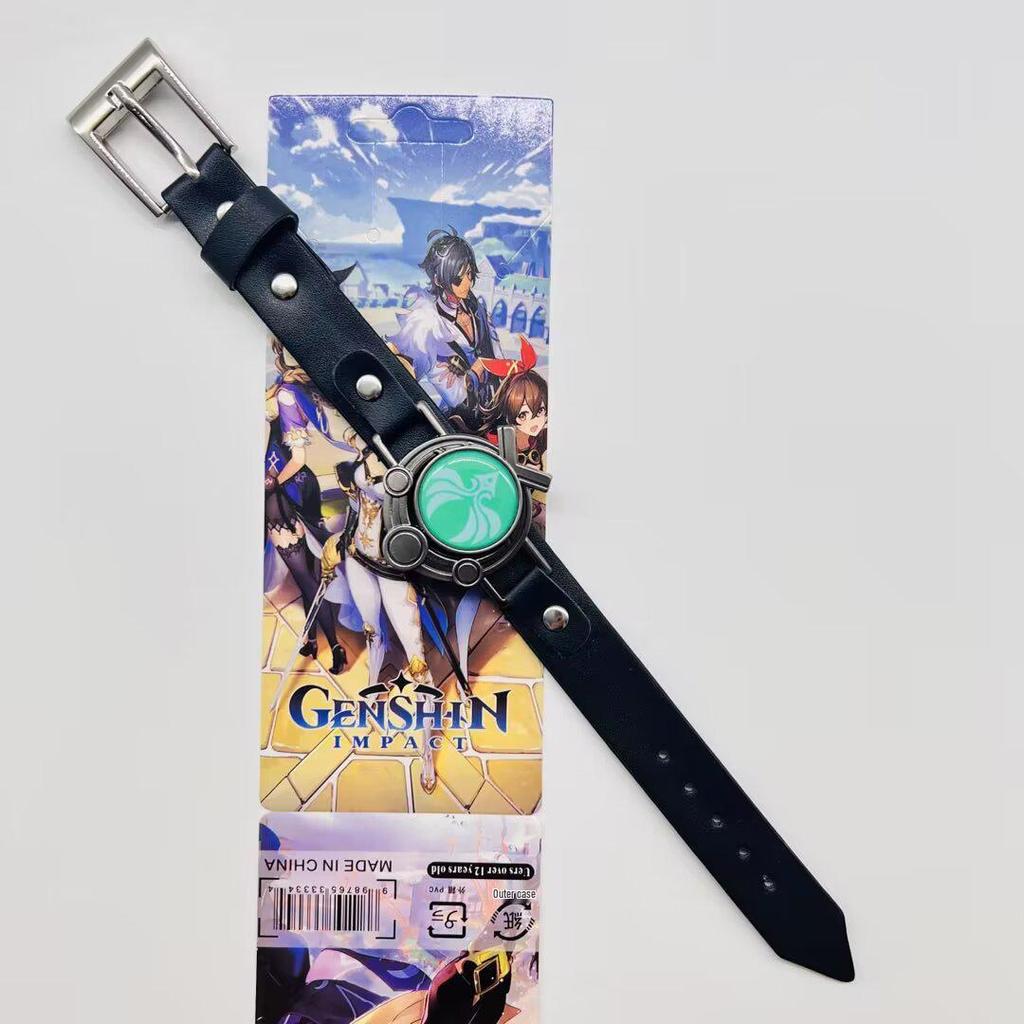 Anime Mix Faux Leather Bracelet: Attack on Titan, Naruto, Jujutsu Kaisen, Demon Slayer, Fairy Tail, Death Note.