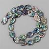 Perles lâches ovales en nacre d'ormeau naturelle pour la fabrication de bijoux Boucles d'oreilles DIY Collier Bracelets Breloques en forme d'œuf Accessoires