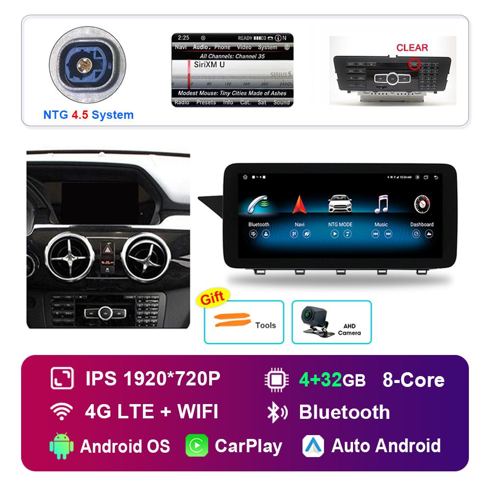 12.3'' for Mercedes Benz GLK Class X204 2008 - 2015 NTG 4.0 4.5 System Android Car Radio Multimedia Player HD Touch Screen